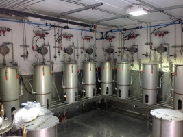 Paint mix tanks installed by AISECO