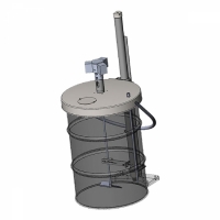 fifty five gallon direct drive agitator with lid